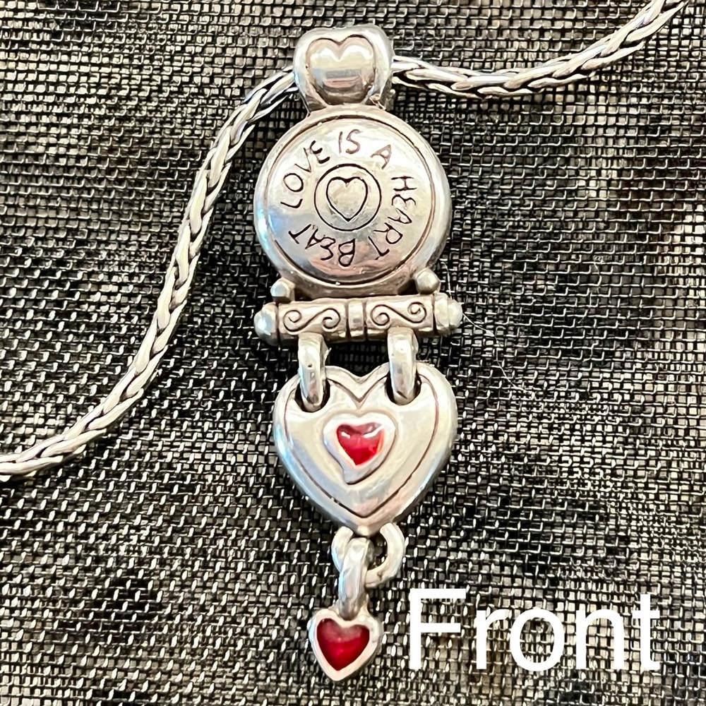 Brighton retired “Love is a Heart Beat” necklace.